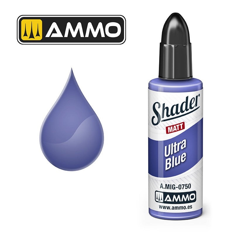 AMMO – 0750  Ultra Blue Matt Shader