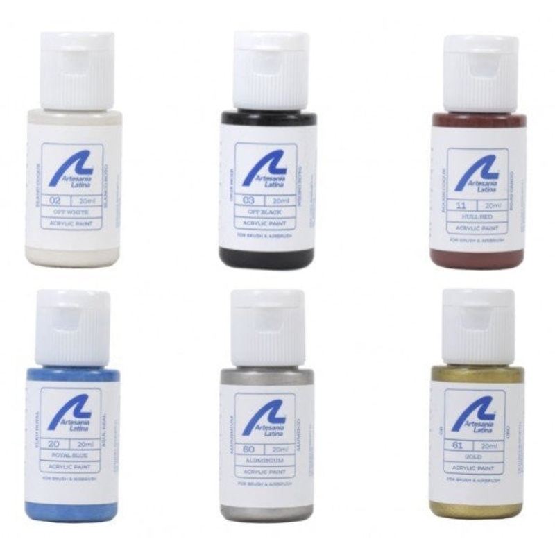 Artesania – Basic Fishing Boats Paints Set (6 x 20ml)