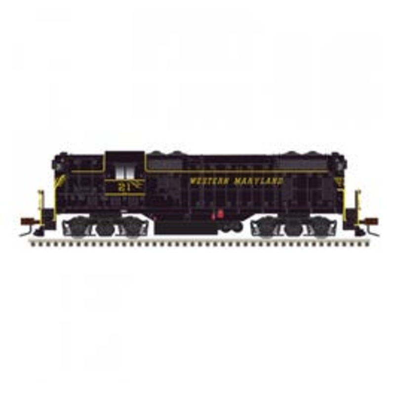 Atlas 10003961 HO GP7 GOLD WESTERN MARYLAND 21 (BLACK/YELLOW) DCC/sound