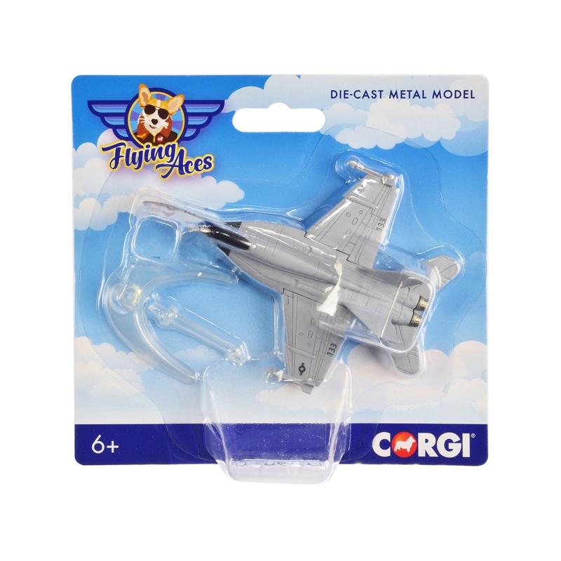 Boeing F/A-18 Super Hornet Fighter Aircraft “USAF” “Flying Aces” Series Diecast Model by Corgi