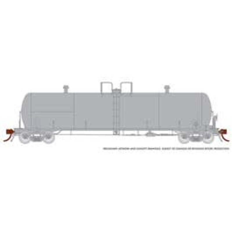 Rapido 135098 HO Procor 20K gal Tank Car: Painted, Unlettered – Early 70 Ton Style