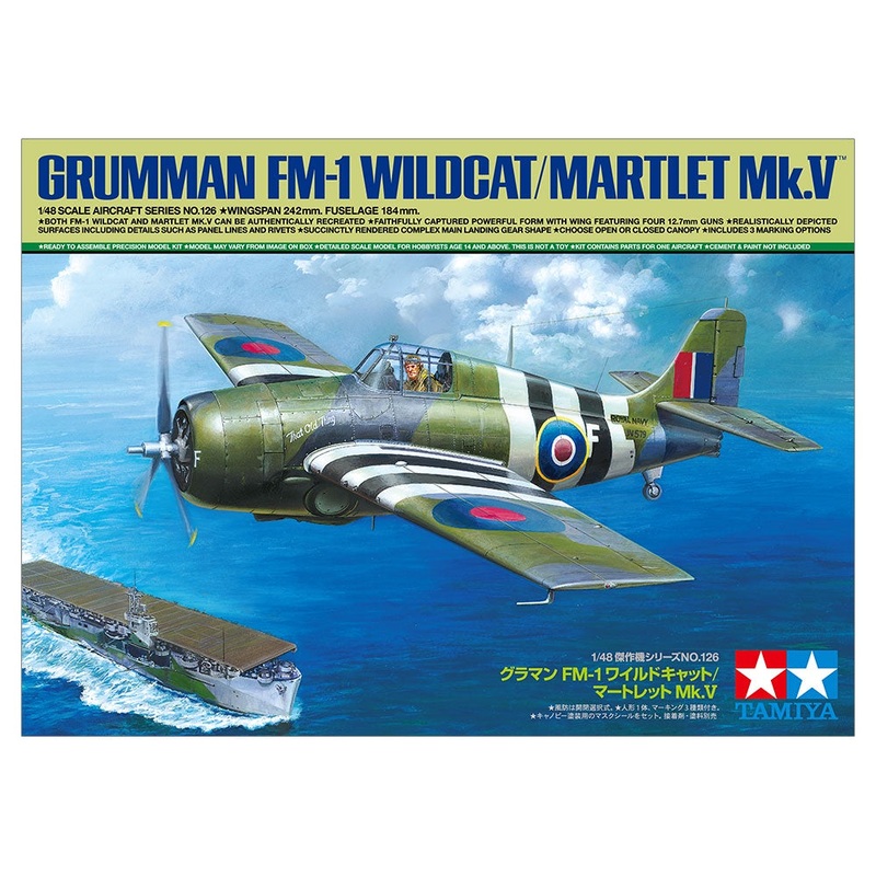 Tamiya – 1/48 Grumman FM-1 Wildcat / Martlet Mk.V