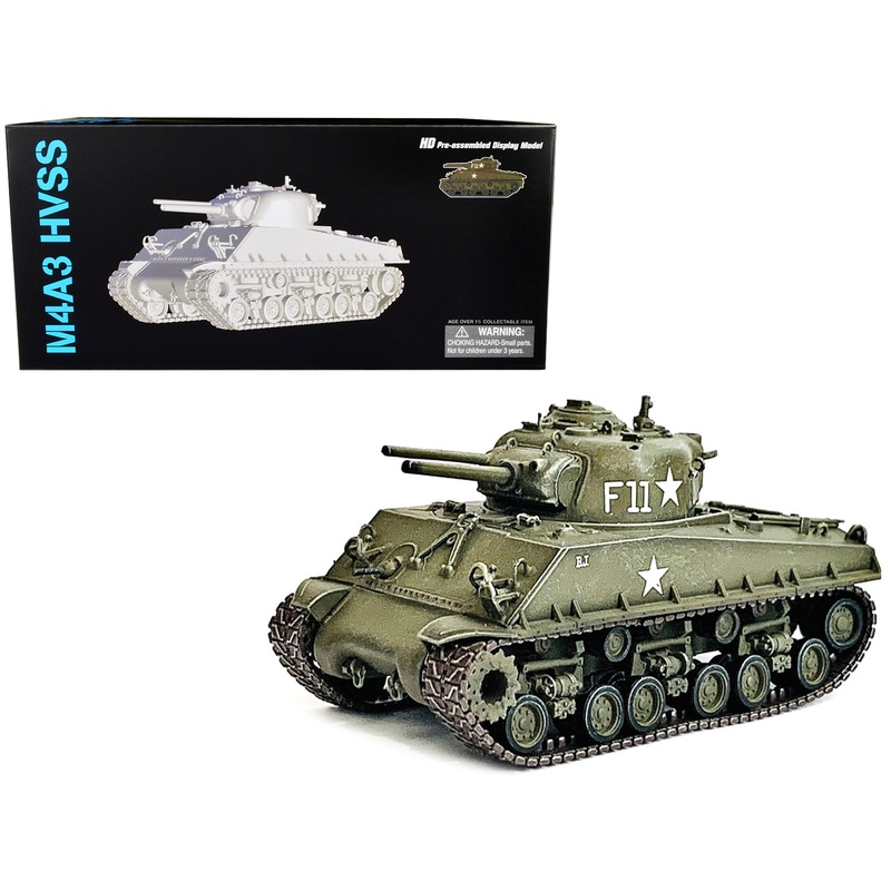 United States M4A3 HVSS POA-CWS-H5 Flamethrower Tank Olive Drab F11 “Korea” (1951) “NEO Dragon Armor” Series 1/72 Plastic Model by Dragon Models