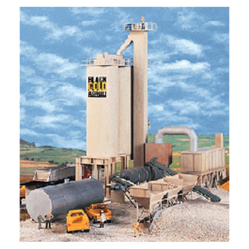 Walthers #933-3085 Black Gold Asphalt Hot Mix Plant — Kit