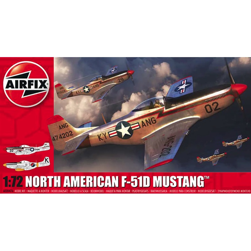 Airfix – 1/72 North American Mustang F-51D