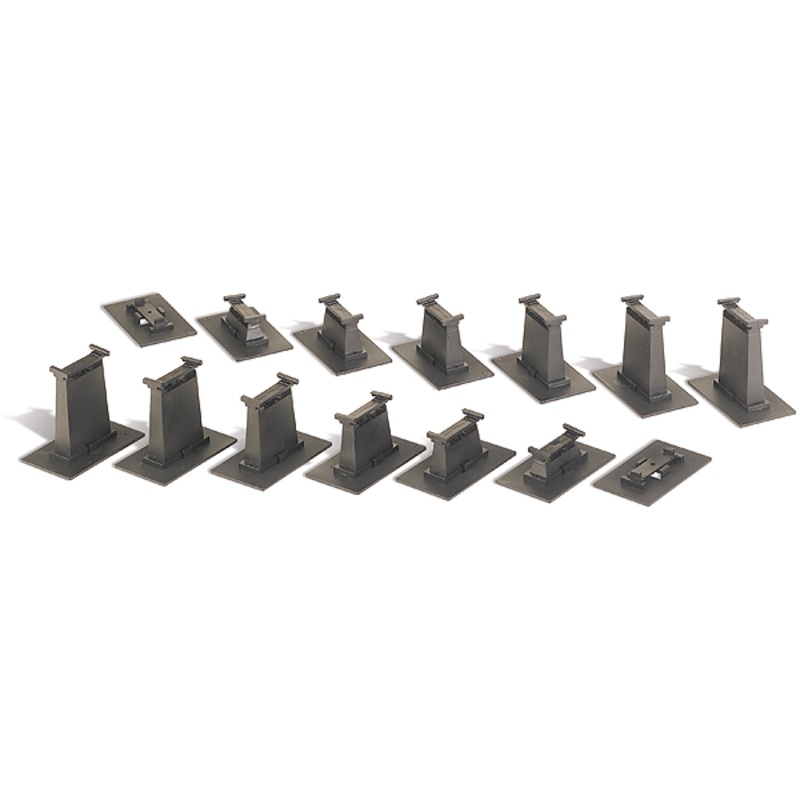 Bachmann 44871 N E-Z Track Graduated Pier Set (16 Pieces)