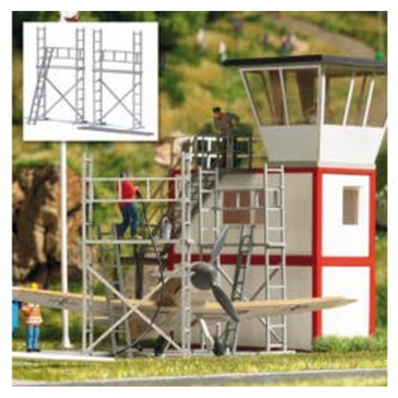 Busch 1373  HO Aluminium scaffolding kit