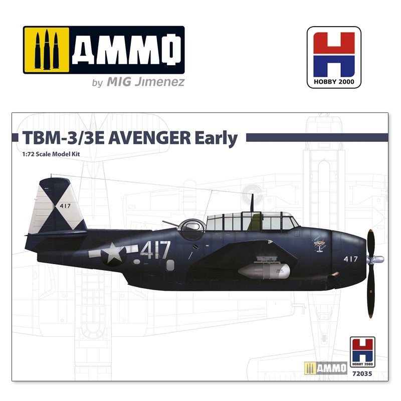 Hobby 2000 – 1/72 TBM-3E Avenger