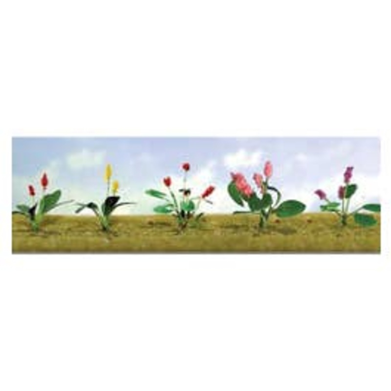 JTT 95561 Flower Plants Assortment #3, 1/2″ High (12/pk)