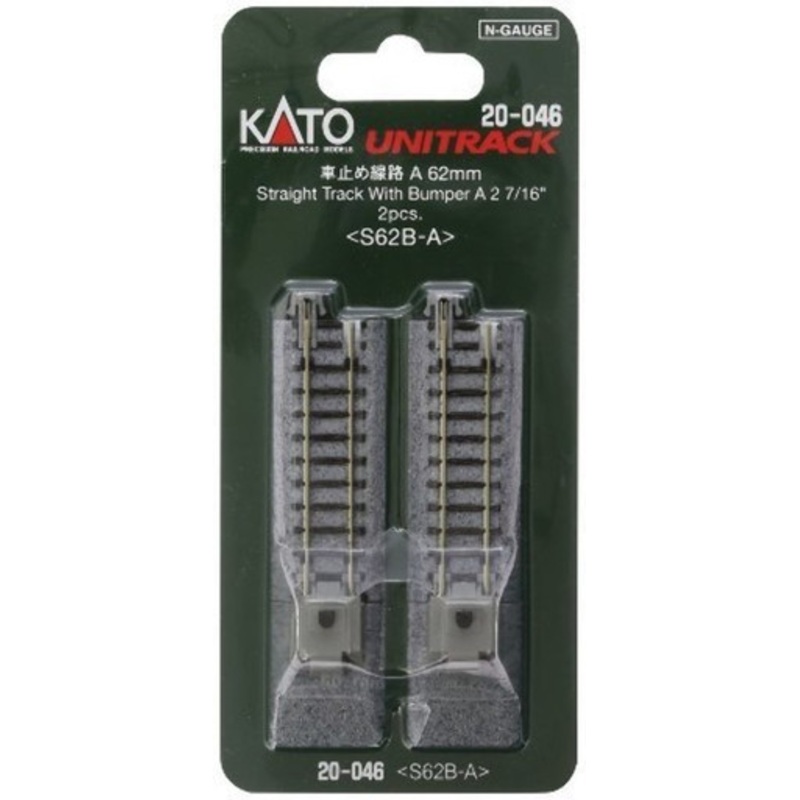 Kato 20-046 N 62mm 2-7/16″ Bumper, Type A (2)