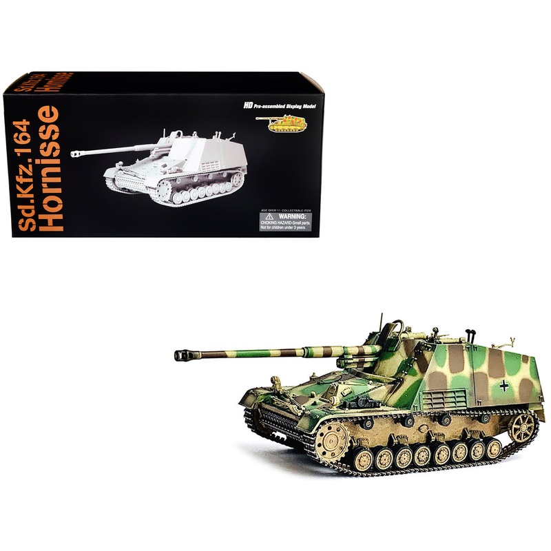 German Sd.Kfz.164 Hornisse “Nashorn” Armored Vehicle “German Army” “NEO Dragon Armor” Series 1/72 Plastic Model by Dragon Models