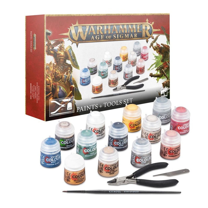 GW – Warhammer Age of Sigmar: Paint + Tools Set  (80-17) (2024)