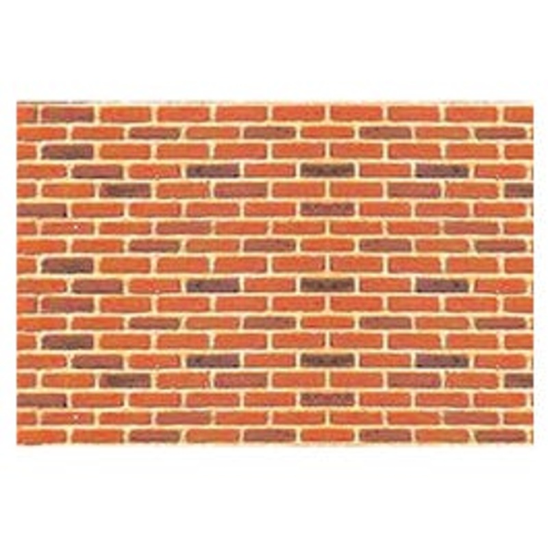JTT 97423 PATTERN SHEETS, Brick, O-scale (1:48) 2/pk