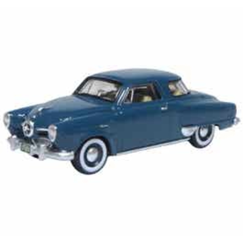 Oxford 87SC50002 HO 1950 Studebaker Champion Starlight Coupe Aqua Green