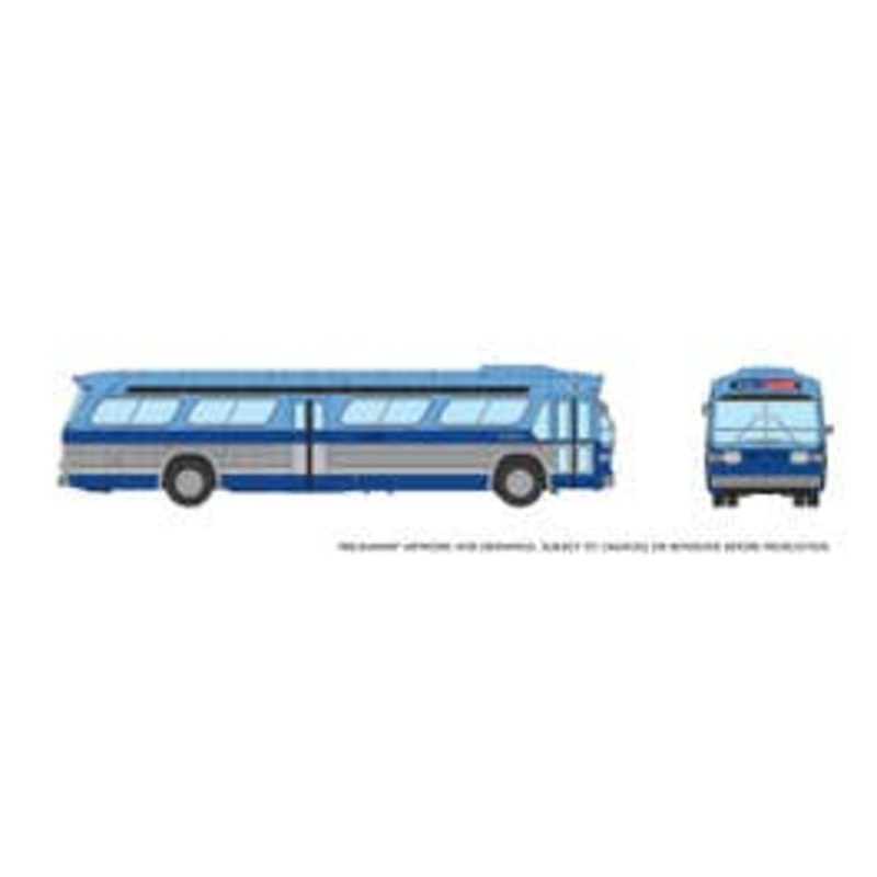 Rapido 753147 HO 1/87 New Look Bus (Deluxe): New York MTA – Blue: #6428