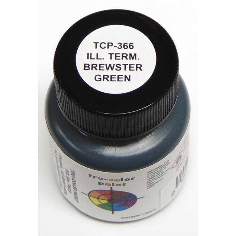 Tru Color TCP-366 Illinois Terminal, IT, Brewster Green Paint 1 ounce