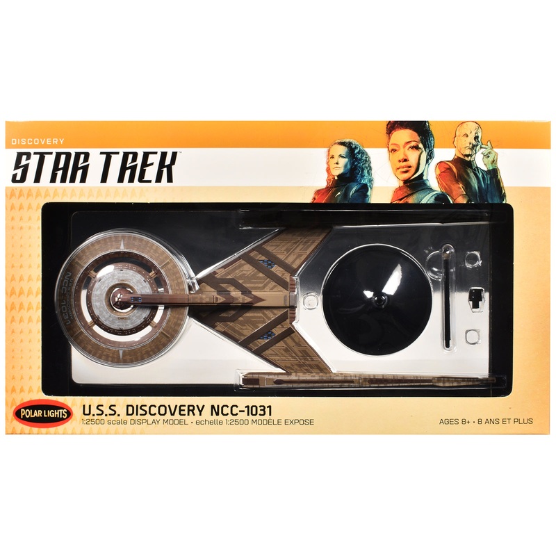 U.S.S. Discovery NCC-1031 Spacecraft “Star Trek: Discovery” (2017-2024) TV Series 1/2500 Scale Model by Polar Lights