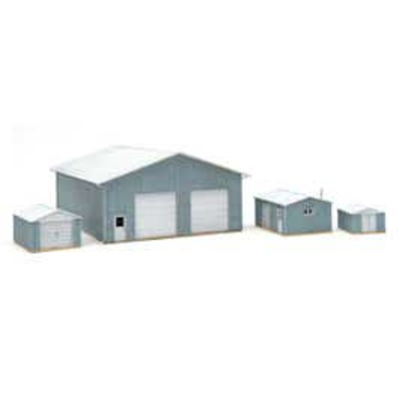 Walthers 933-3853 N Pole Barn and Sheds — Kit