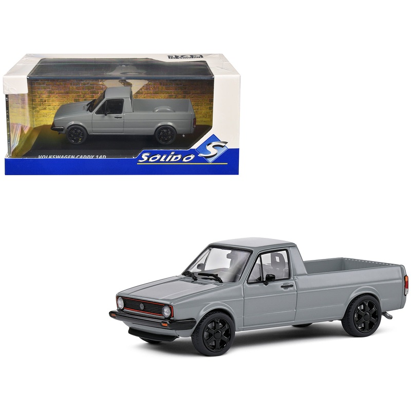 1982 Volkswagen Caddy MKI Pickup Truck Nardo Gray 1/43 Diecast Model Car by Solido