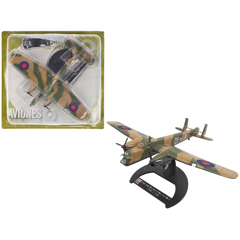 Armstrong Whitworth Whitley Mk.V Bomber Aircraft “No. 102 Squadron RAF Driffield” Royal Air Force (1940) “Planes of World War II” Series 1/144 Diecast Model Airplane by Luppa