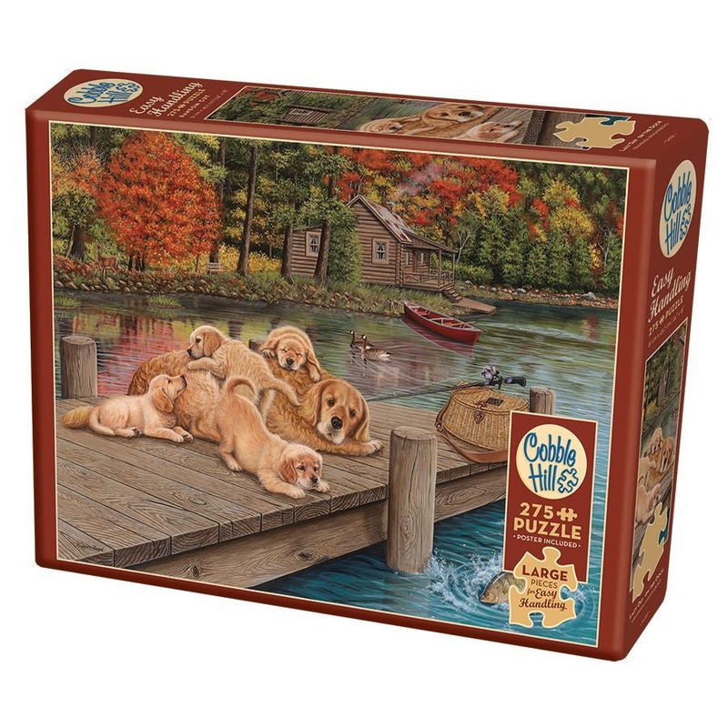 Cobble Hill – Lazy Day on the Dock (275pcs) Easy Handling