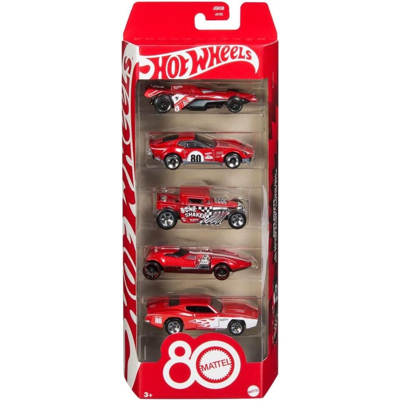 Hot Wheels – 5 Car Pack – 80th Anniversary