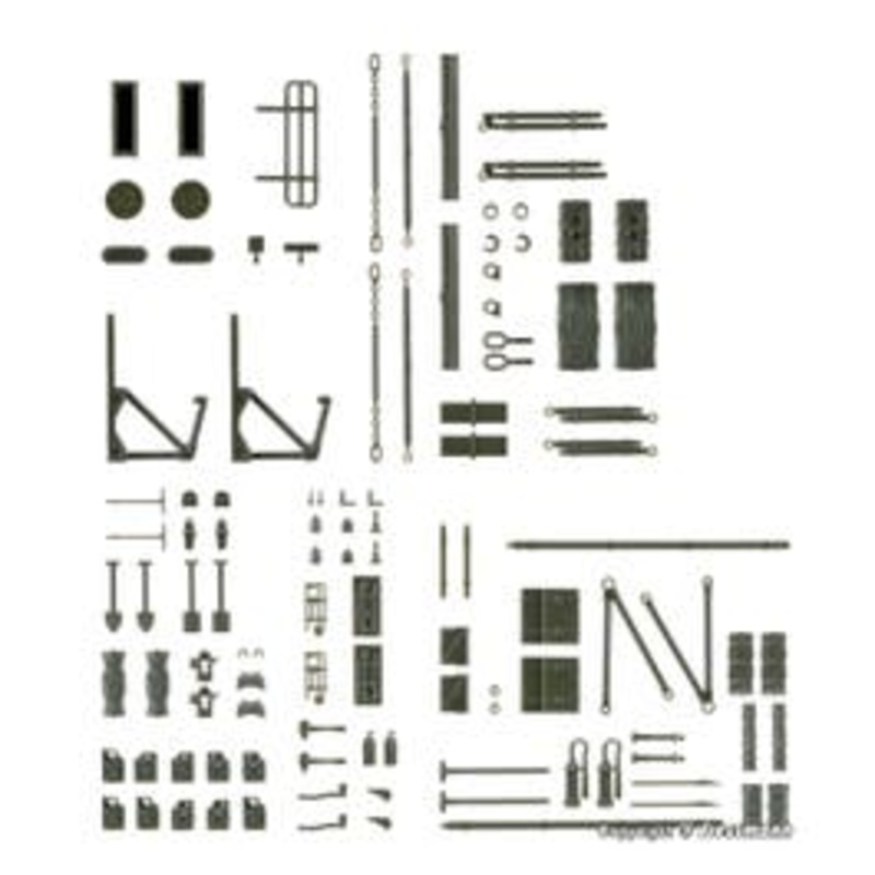 Kibri 18032  HO Military reparation set for emergency vehicles