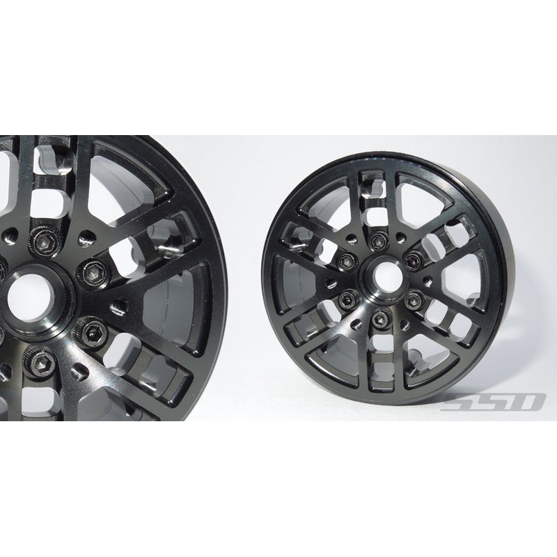 SSD – 1.9″ Toycoma Beadlock Wheels (Black) (2pcs)