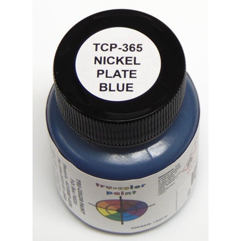 Tru Color TCP-365 Nickel Plate, NKP, Blue Paint 1 ounce