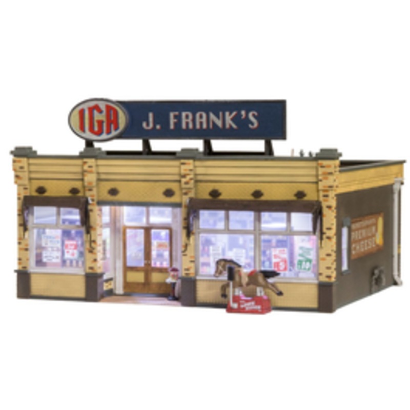 Woodland Scenincs BR5851 O J. Frank's Grocery  (Built up)