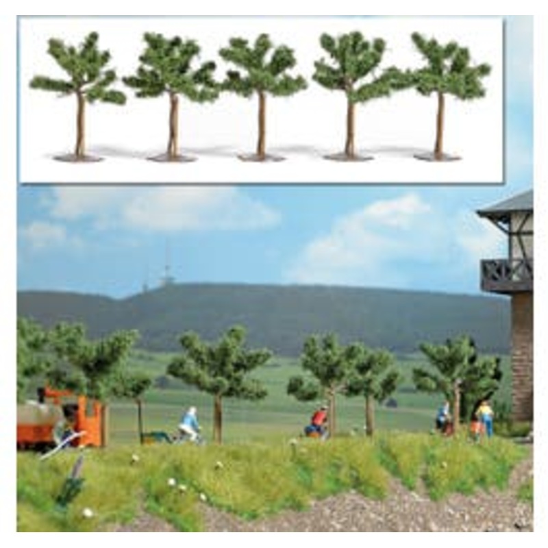 Busch 6618  HO Young trees with support