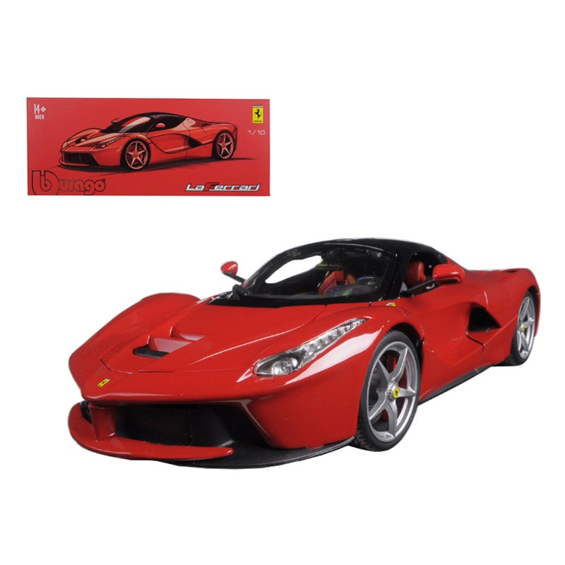 Ferrari LaFerrari F70 Red with Black Top “Signature Series” 1/18 Diecast Model Car by Bburago
