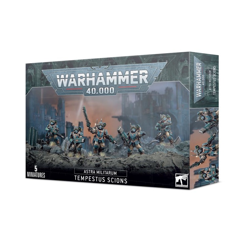 GW – Warhammer 40k Astra Militarum: Tempestus Scions  (47-15)