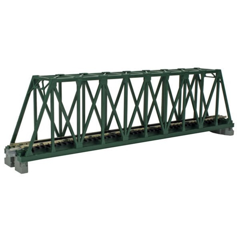 Kato 20-431 N, Single Truss Bridge, 9 3/4″, (248mm), Green, 1pc