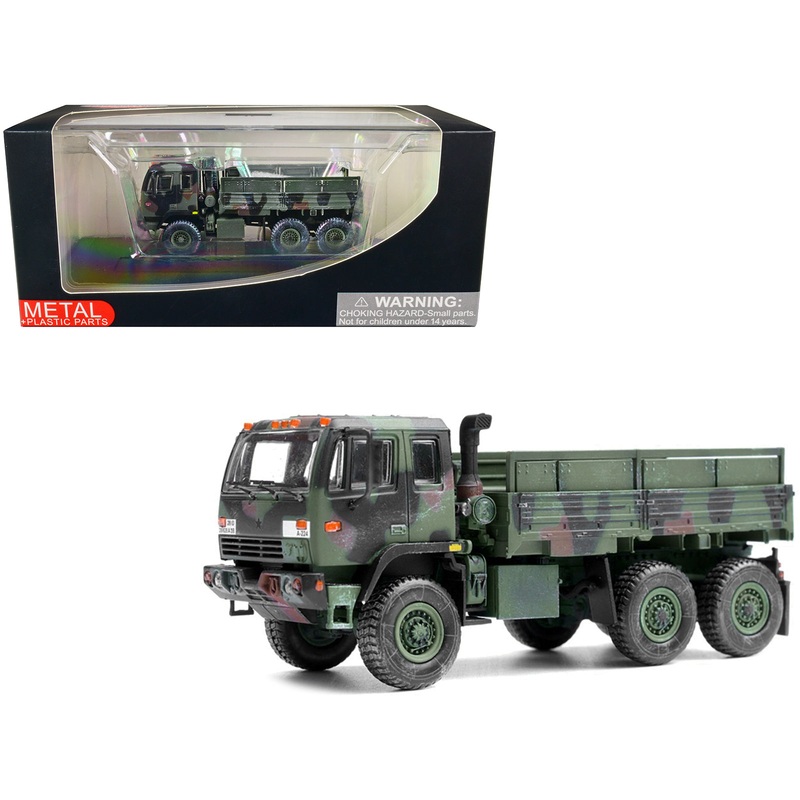 M1083 MTV (Medium Tactical Vehicle) Standard Cargo Truck NATO Camouflage “US Army” “Armor Premium” Series 1/72 Diecast Model by Panzerkampf