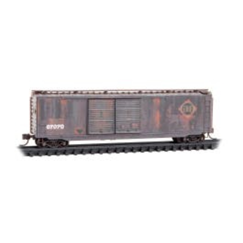 Micro Trains 03444500 N Scale 50' Standard Boxcar Erie Lackawanna/ex-Erie Rd# 67070