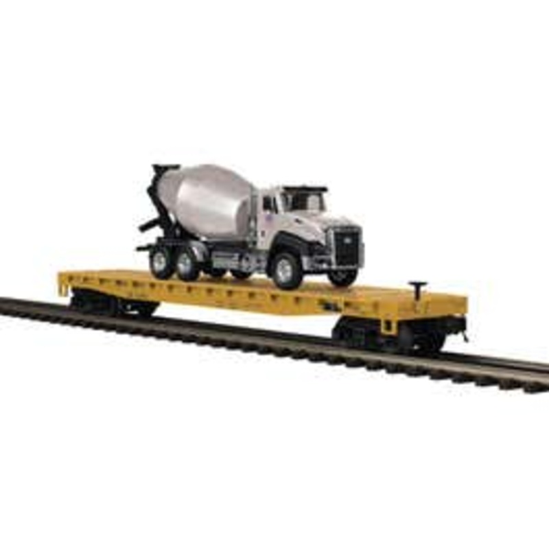 MTH 20-95843  O Union Pacific Flat Car with Cement Truck