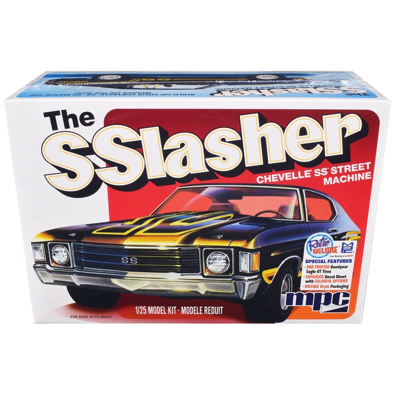 Skill 2 Model Kit Chevrolet Chevelle SS Street Machine “The SSlasher” 1/25 Scale Model by MPC