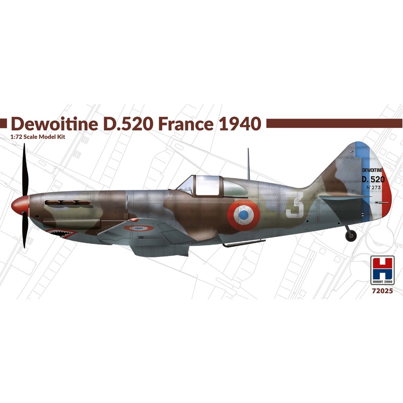 Hobby 2000 – 1/72 Dewoitine D.520 France 1940