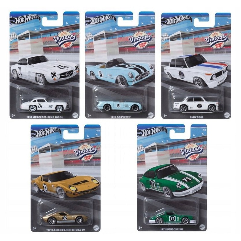 Hot Wheels – Vintage Assorted (HRT81) (Sold Individually)