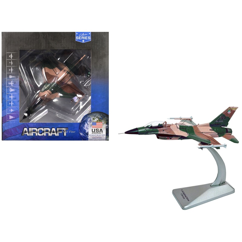 Lockheed F-16C Fighting Falcon Fighter Aircraft “Block 32 64th Aggressor Squadron Nellis AFB” (2007) United States Air Force “Collector Series” 1/100 Diecast Model by Air Force 1