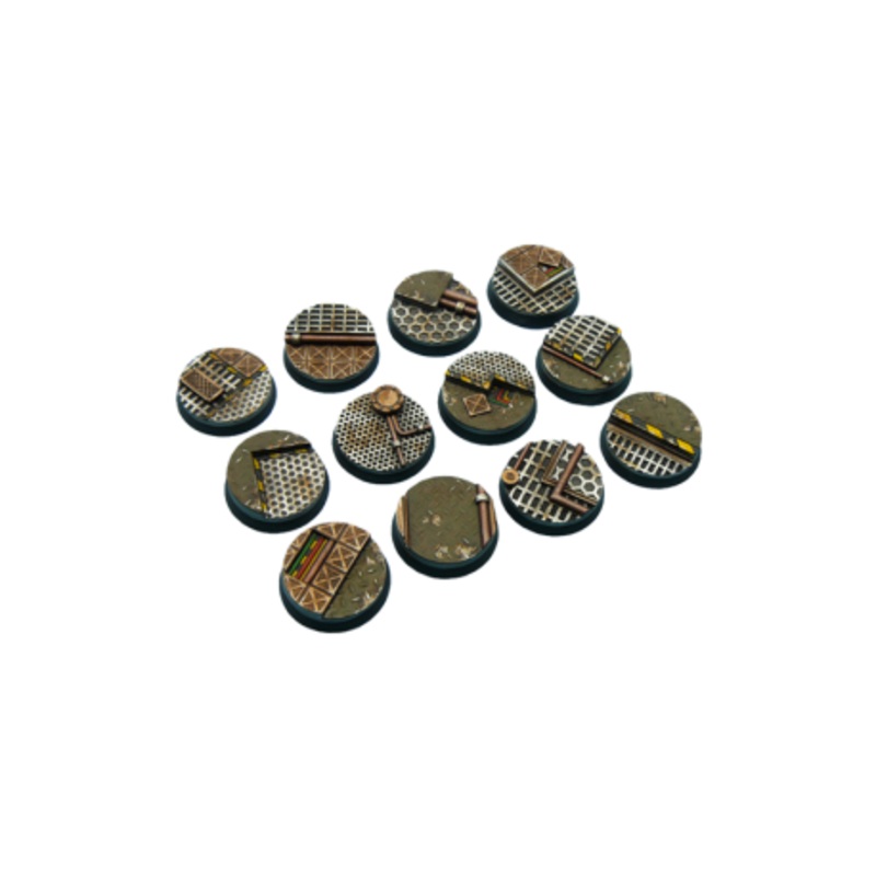 Micro Art Studio – Tech Bases – Round 25mm (5pc) B00921