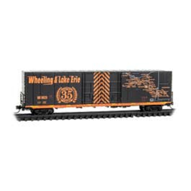 Micro Trains 10200330 N Scale 60' Boxcar Wheeling & Lake Erie 35th Anniversary Rd# 9025