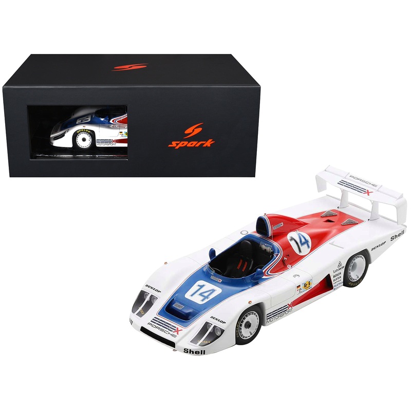 Porsche 936 #14 Bob Wollek – Hurley Haywood “Essex Motorsport Porsche” “24 Hours of Le Mans” (1979) with Acrylic Display Case 1/18 Model Car by Spark