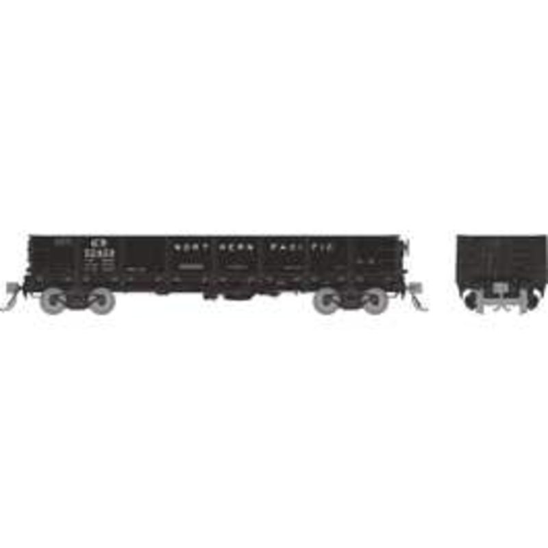 Rapido 163003A HO 40' Drop Bottom Gondola: NP – 1940 Scheme Northern Pacific
