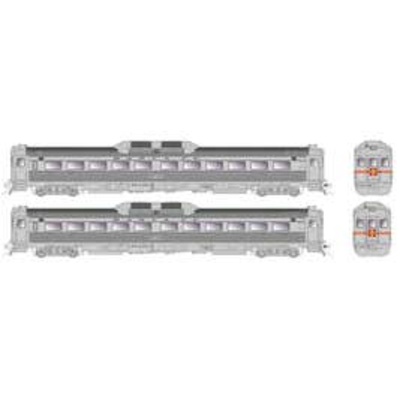 Rapido 16301 HO Budd RDC-1 + RDC-2 (DC/Silent): AT&SF – As Delivered: DC-191 + DC-192