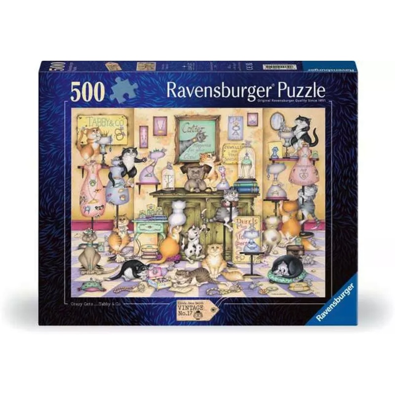 Ravensburger – Crazy Cats Taby & Co (500pcs)