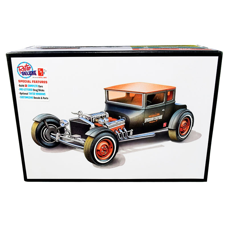 Skill 2 Model Kit 1925 Ford Model T “Chopped” Set of 2 pieces 1/25 Scale Model by AMT