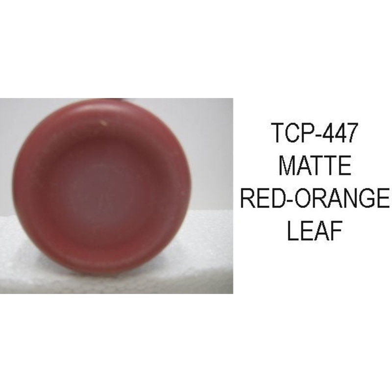 Tru Color TCP-437 Matte Red-Orange Leaf, Paint 1 ounce