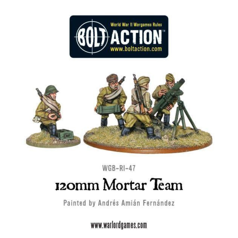 Warlord – Bolt Action  Soviet 120mm Mortar